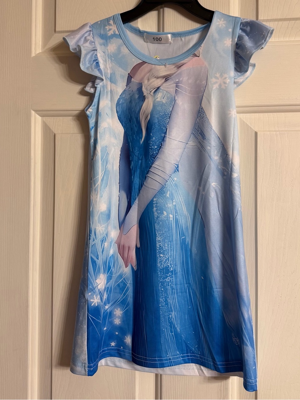 Blue Girls' Princess Costume Dress 3/4T gown NWT